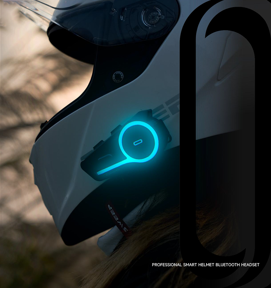 Headset Bluetooth Helm Pintar Sepeda Motor