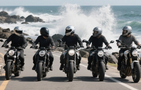 headset suara Bluetooth helm peredam bising